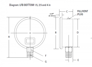 Glycerin-Filled-Industrial-Pressure-Gauge-250-LFB-Bottom-Diagram-1-300x217
