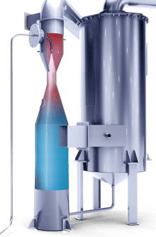 Venturi-Scrubbing-Tower-with-Spray-Injection-Lance