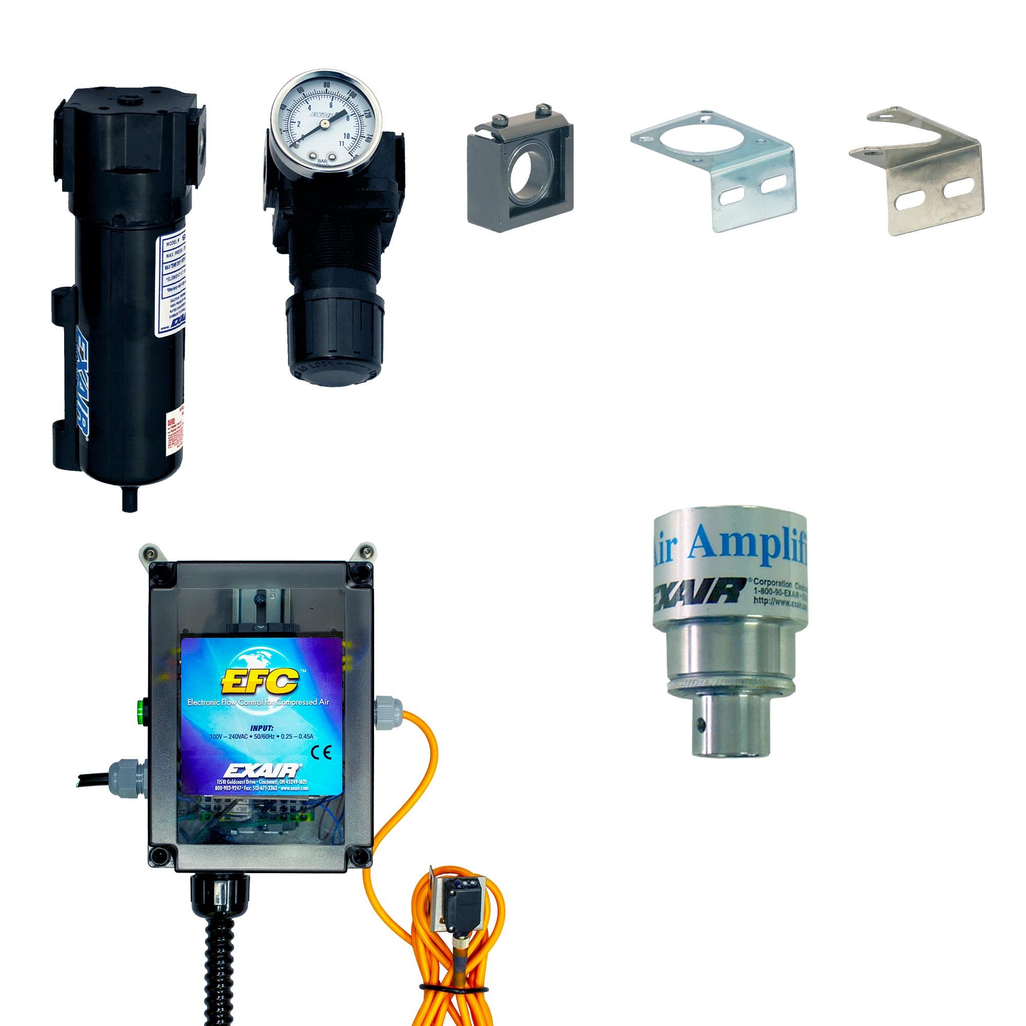 exair-adjustable-air-amplifier-deluxe-kit-1-1/4"SS-6231dx