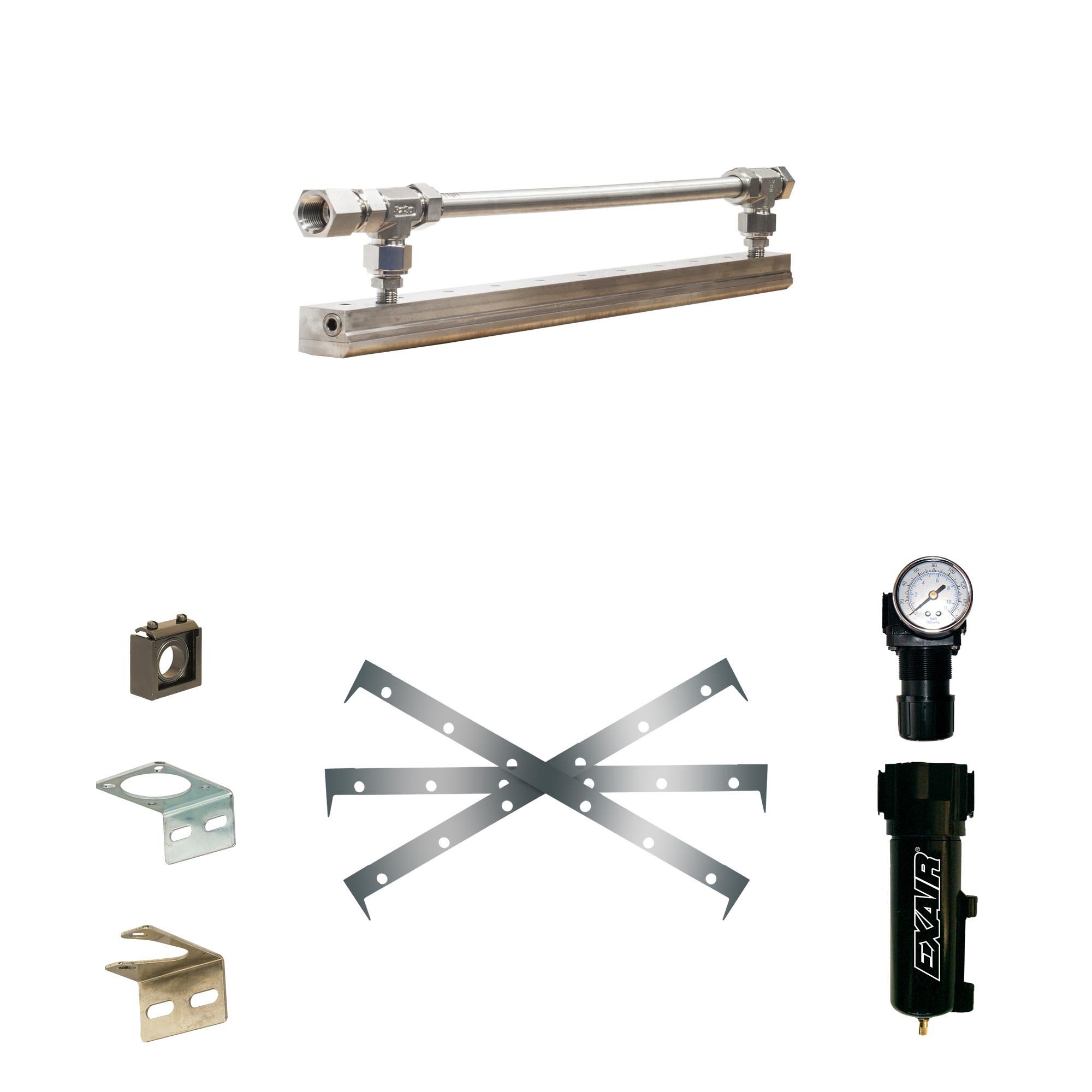 Exair-Super-Air_knife-Kit-with-Plumbing-Kit-110224ss-316pki