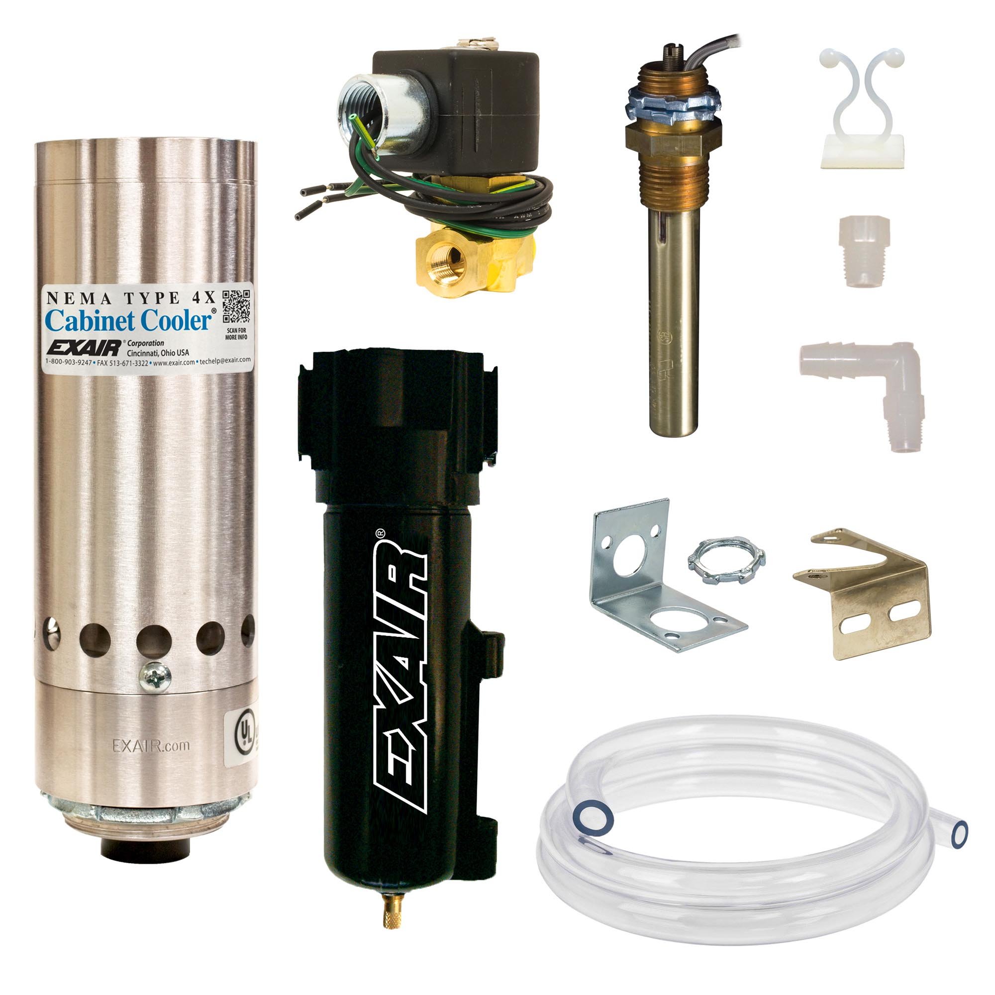 exair-nema-4x-st.-st.-ht-cabinet-cooler-system-w-therm-2000-ht4830ss-24vdc