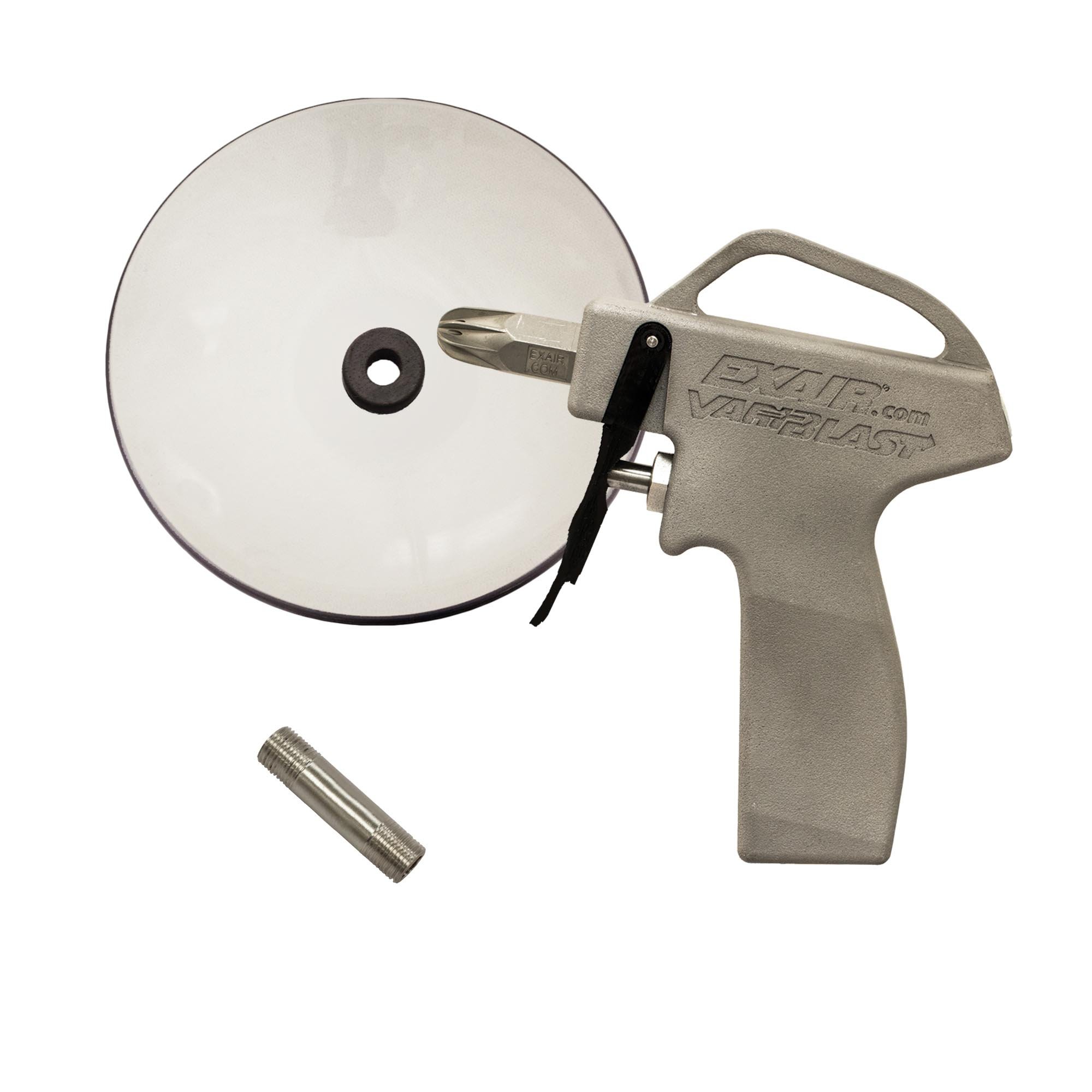 exair-compact-air-gun-with-nozzle-and-chip-shield-10SCFM-1699ss-cs
