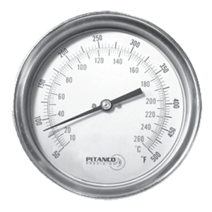 Thermomètre bimétallique à angle réglable Pitanco Precision