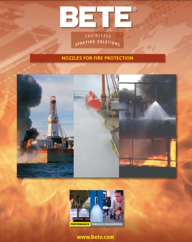 BETE TF29-180 Firebeter Fire Protection Nozzles -Fire Protection Brochure