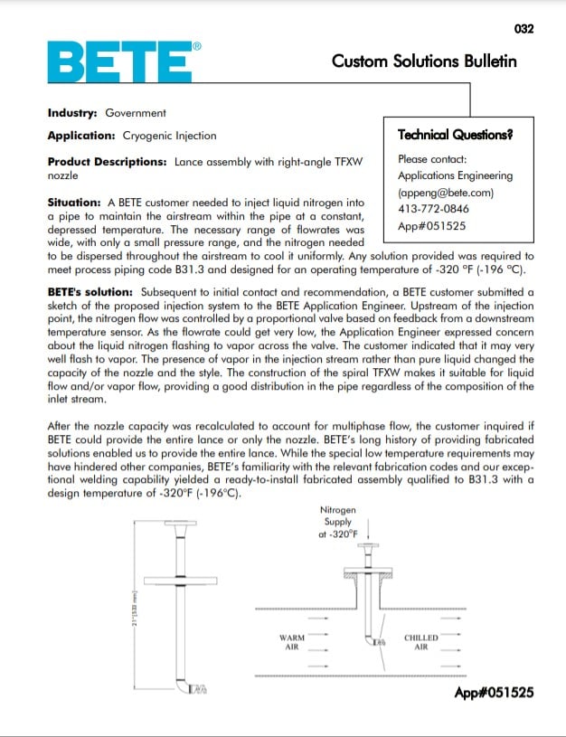 BETE Cryogenic Injection 051525