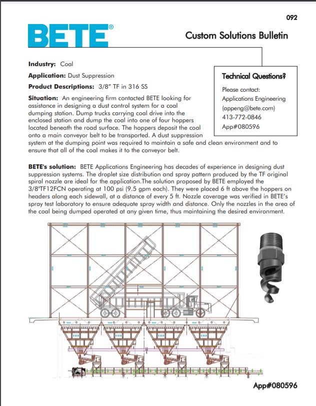 BETE Dust Suppression 080596