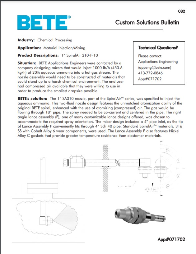 BETE Material Injection 071702