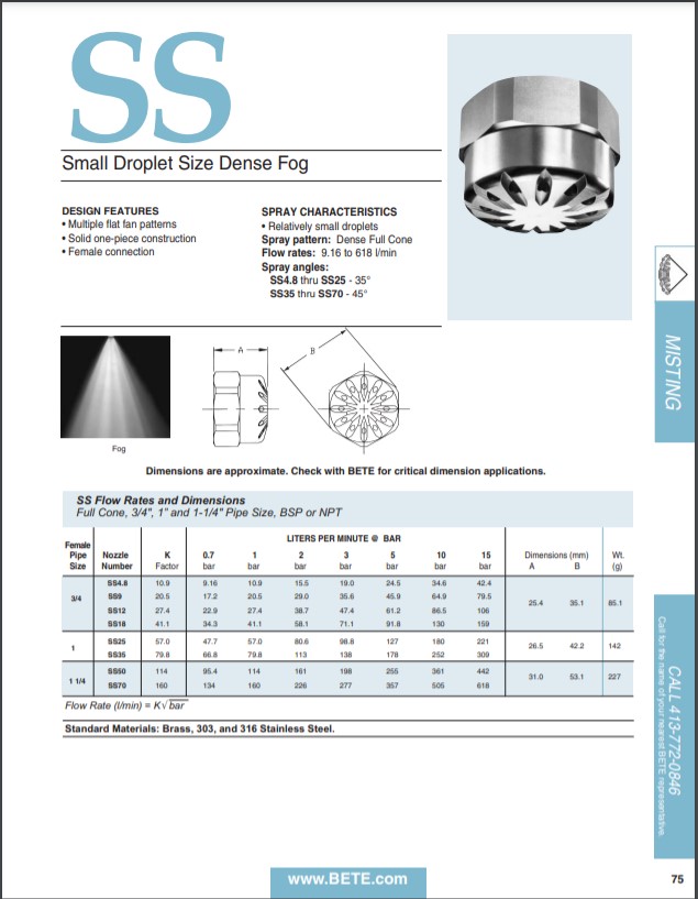 BETE SS metric