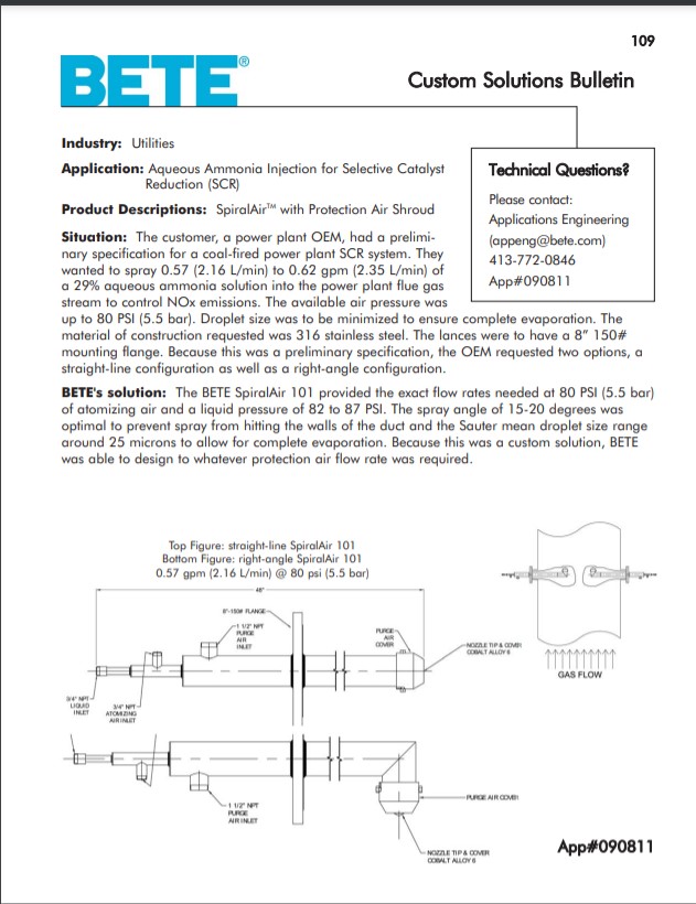 BETE scr injection 090811