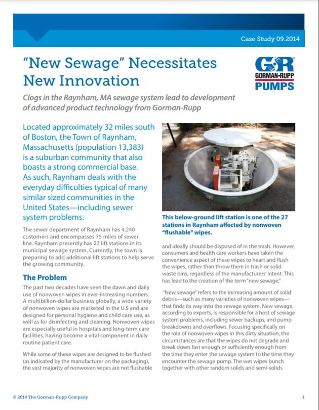 Case Study 09-2014 NEW SEWAGE