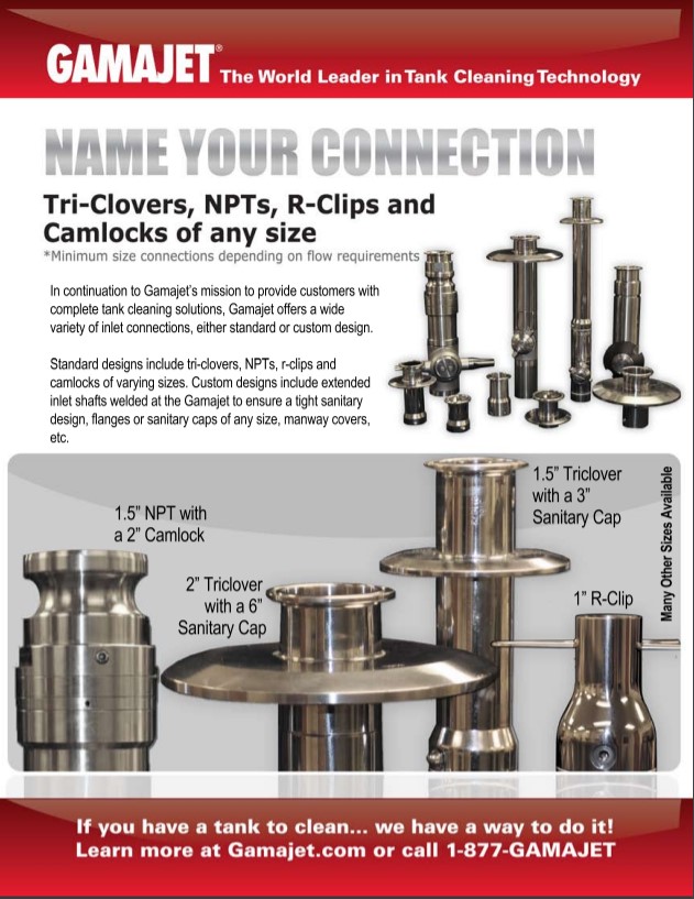 Connections inlets