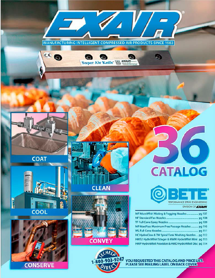Exair Air Knives Catalog
