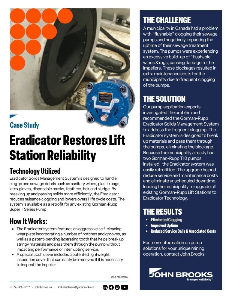 Gorman-Rupp Eradicator Solids Management System