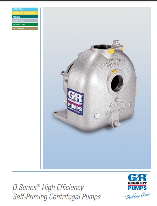 Gorman-Rupp O Series Self Priming Pumps Brochure