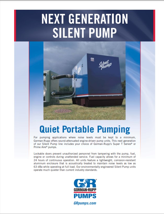 Gorman-Rupp Silent Self-Priming Pump Brochure