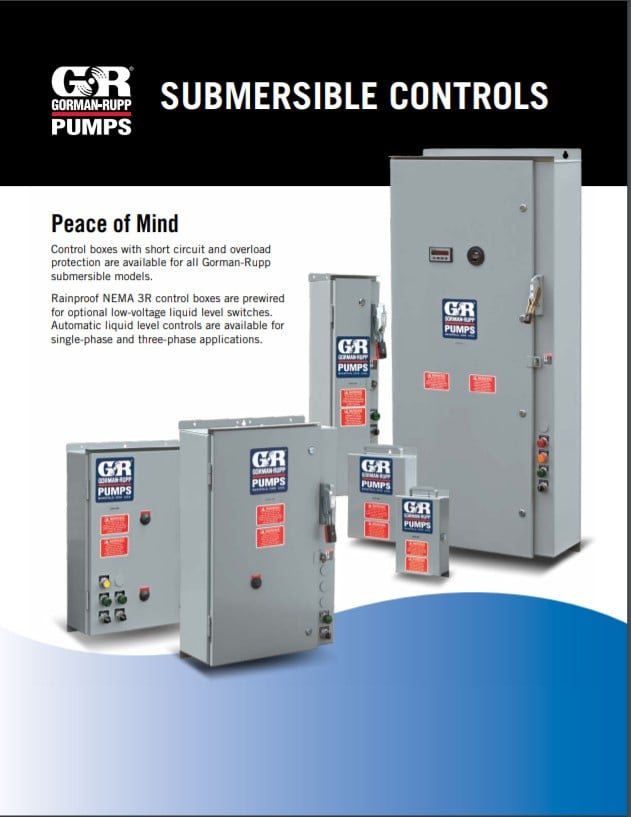 Gorman-Rupp Submersible Control Panel Flyer