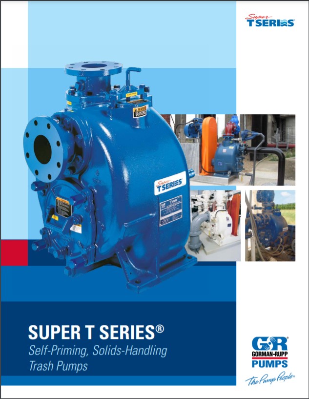 Gorman-Rupp Super T Series Self-Priming Pumps Brochure