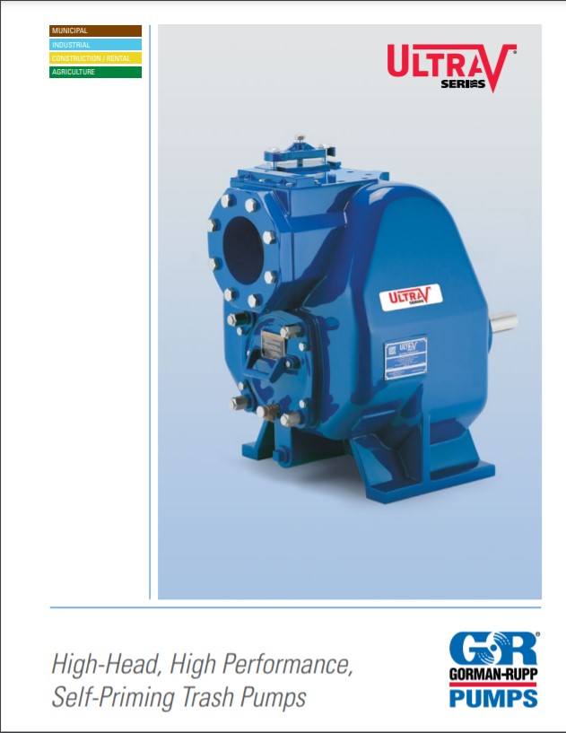 Gorman-Rupp Ultra V Series Self Priming Pumps