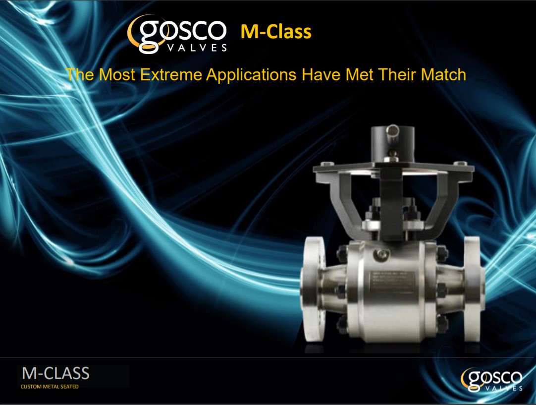 Gosco M-Class Valve Presentations