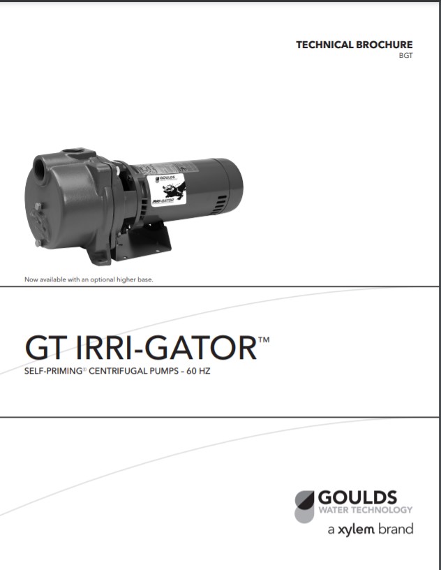 Goulds GT Irrigator Self Priming Pumps