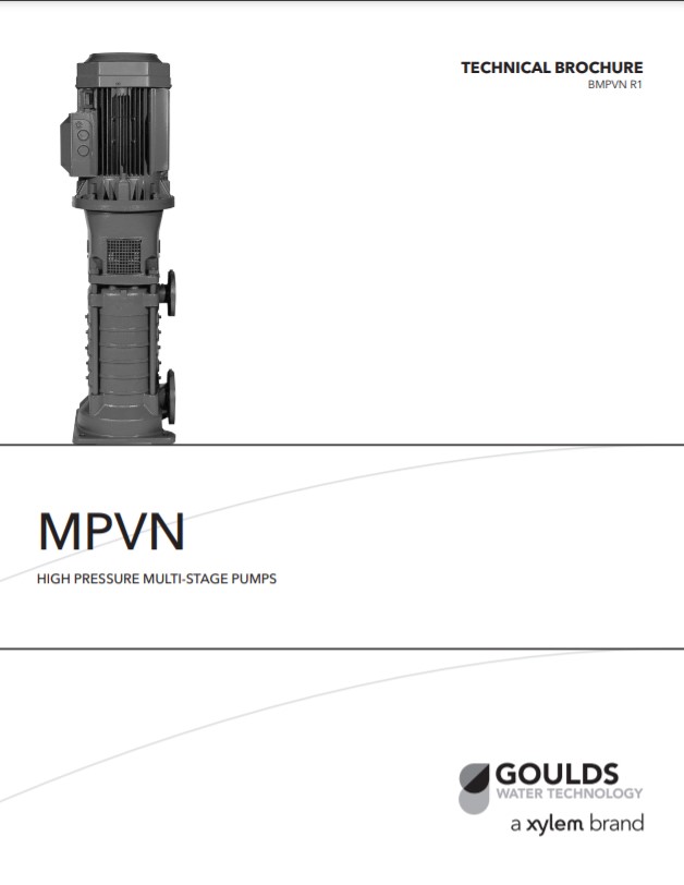 Goulds MPVN Veritcal High Pressure Pumps