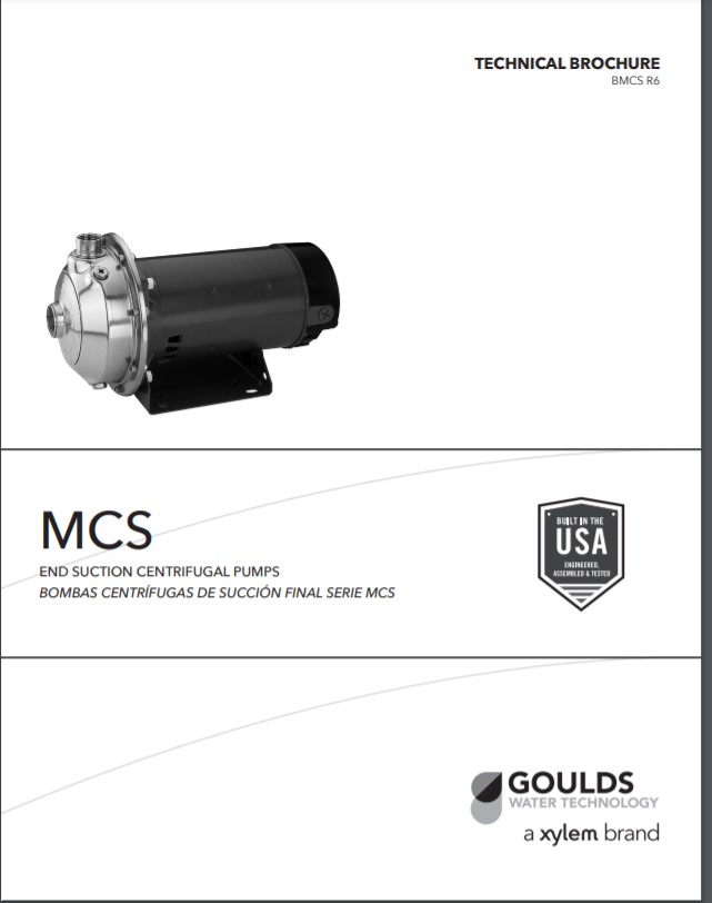 Goulds Xylem MCS Technical Brochure