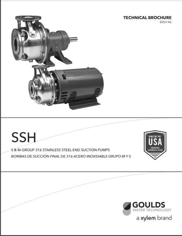 Goulds-Xylem-SSH-S-and-M-Group-and-SSH-F-C-submittals-Technical-Brochure