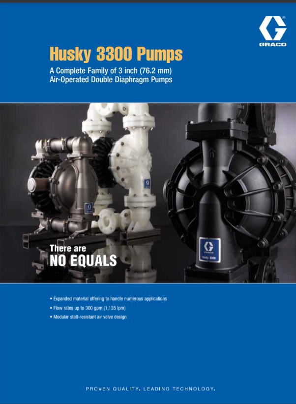 Graco Husky 3300 Double Diaphragm Pumps