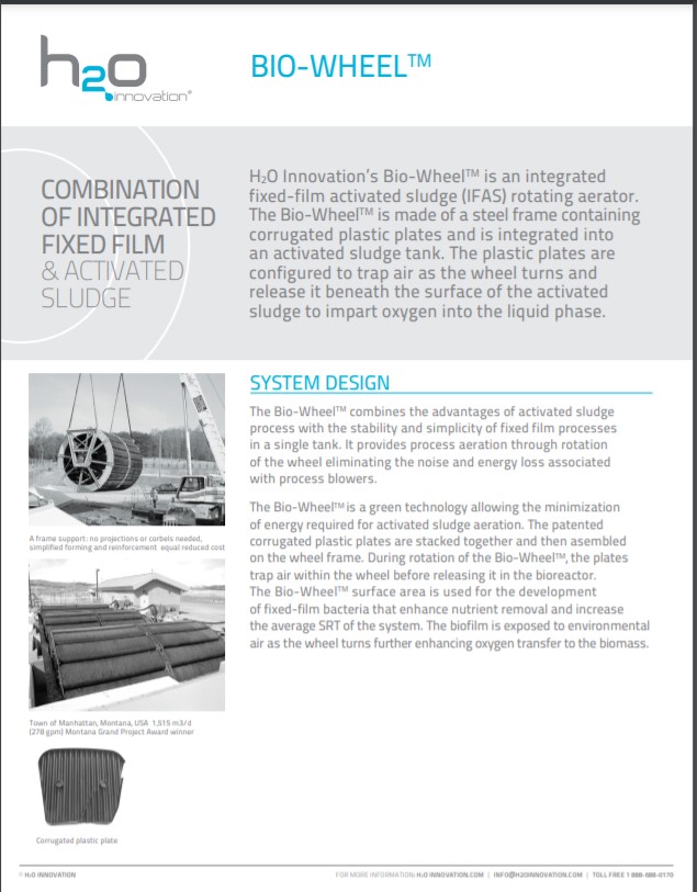 H2O Innovation Biowheel Process