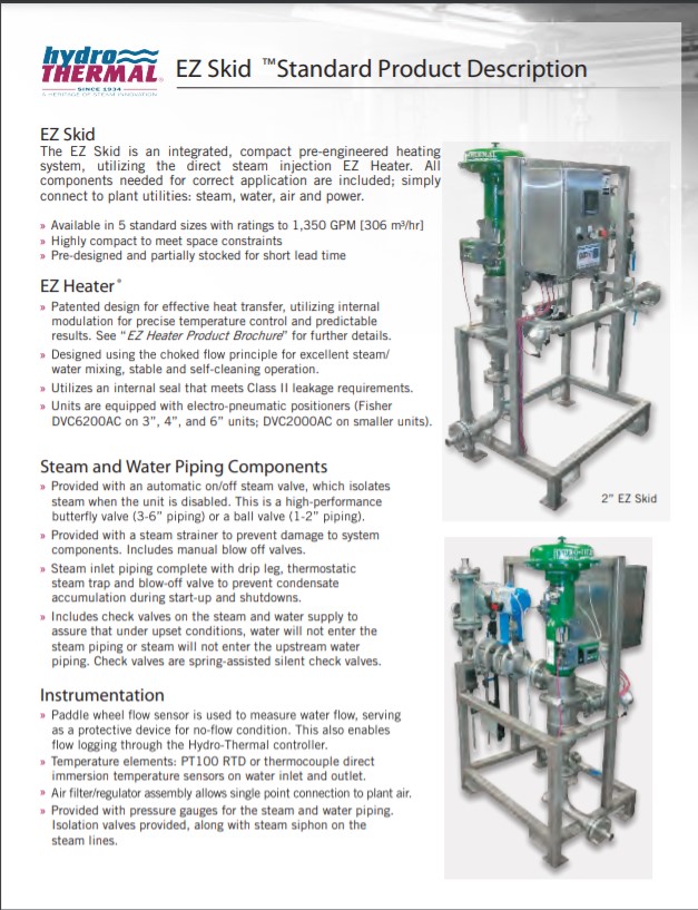 Hydro-Thermal EZ Skid