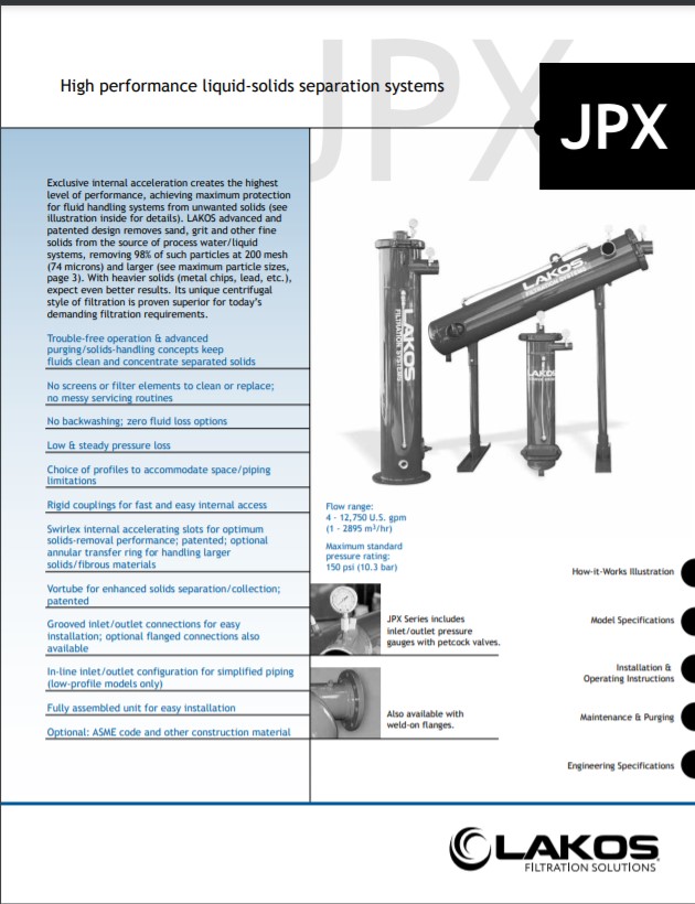 JPX-JPL-Standard-Efficiency-Separators