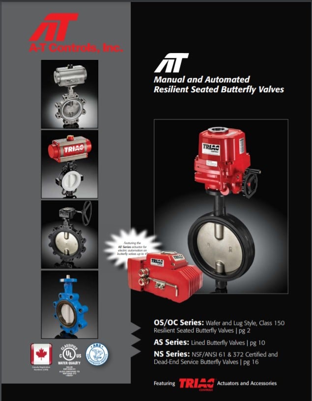 AT Controls Triac Resilient Seated Butterfly Valves Overview 1