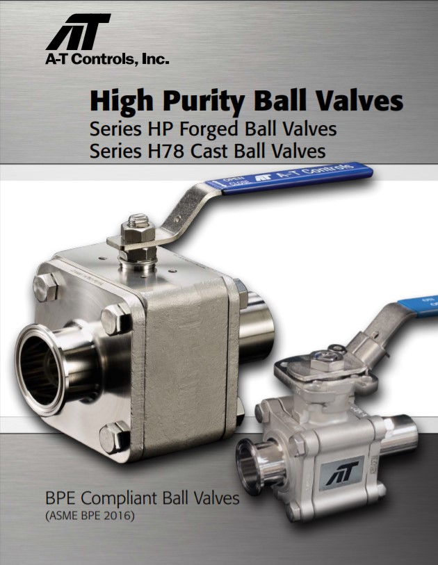 AT Controls Triac HP H78 High Purity Ball Valves