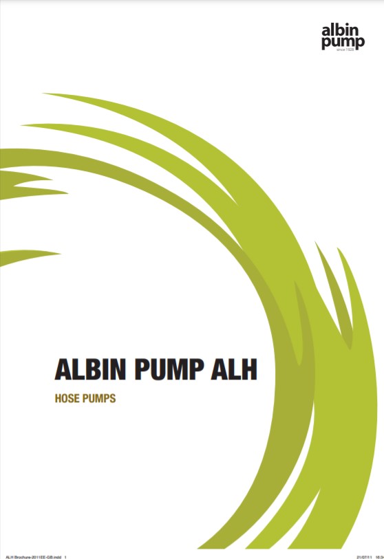 Albin Pump ALH Dimensions Flow Tables Curves