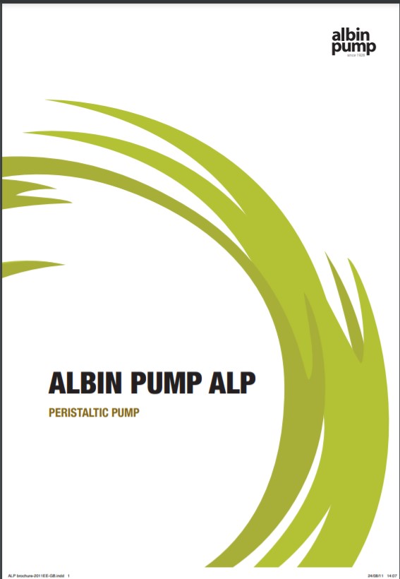 Albin Pump ALP Dimensions Flow Tables Curves