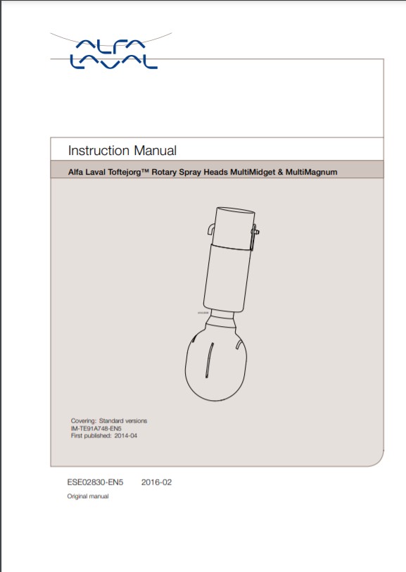 Alfa Laval MultiMagnum Manual