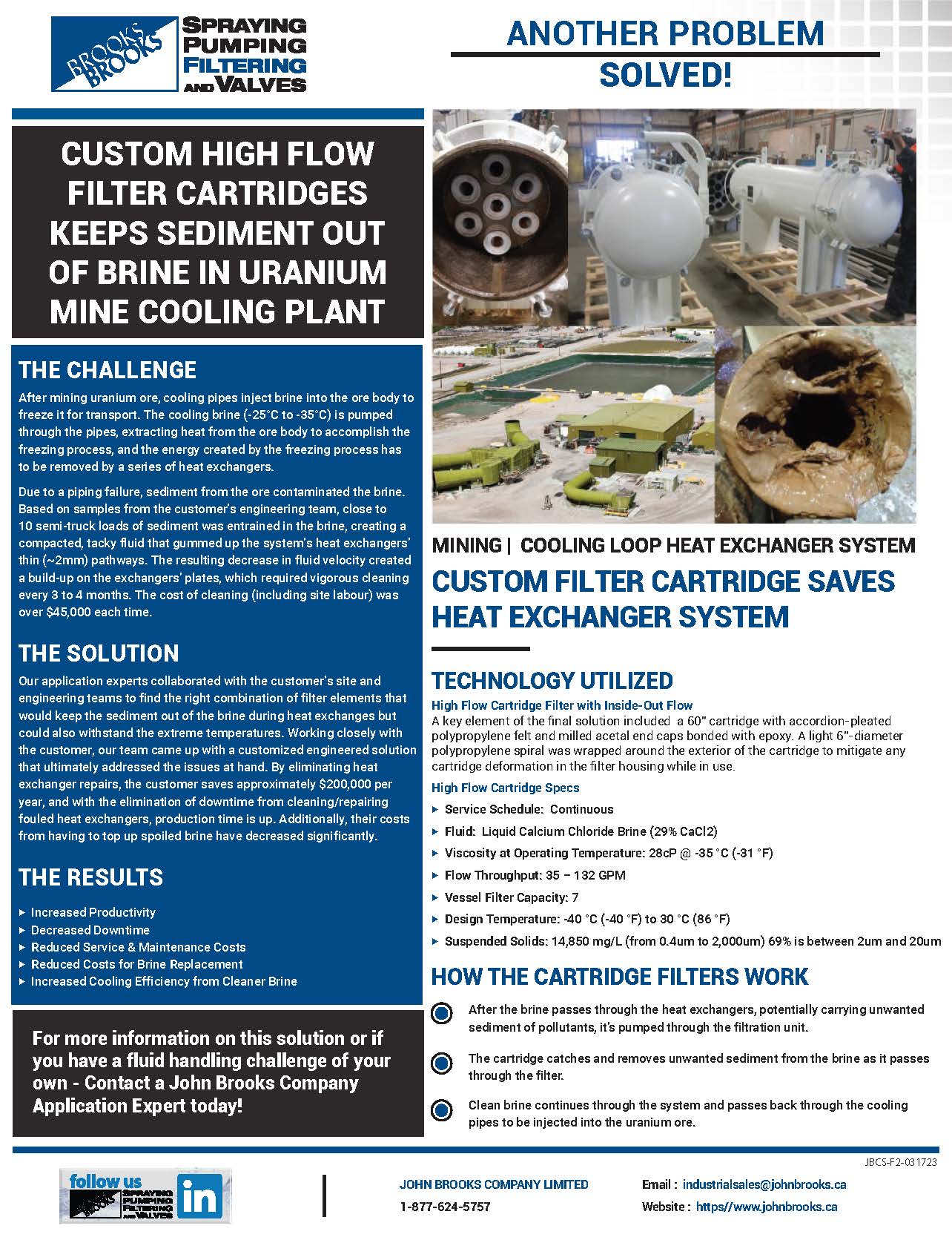 Increased Cooling System Efficiency with a Custom High Flow Cartridge System