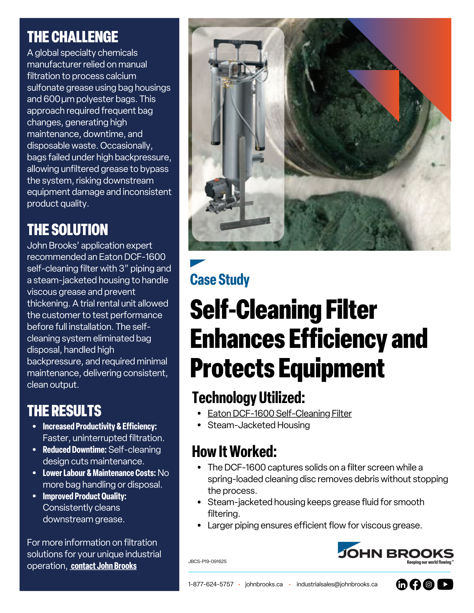 Case Study: EATON DCF 1600 for Calcium Sulfonate Grease Filtration