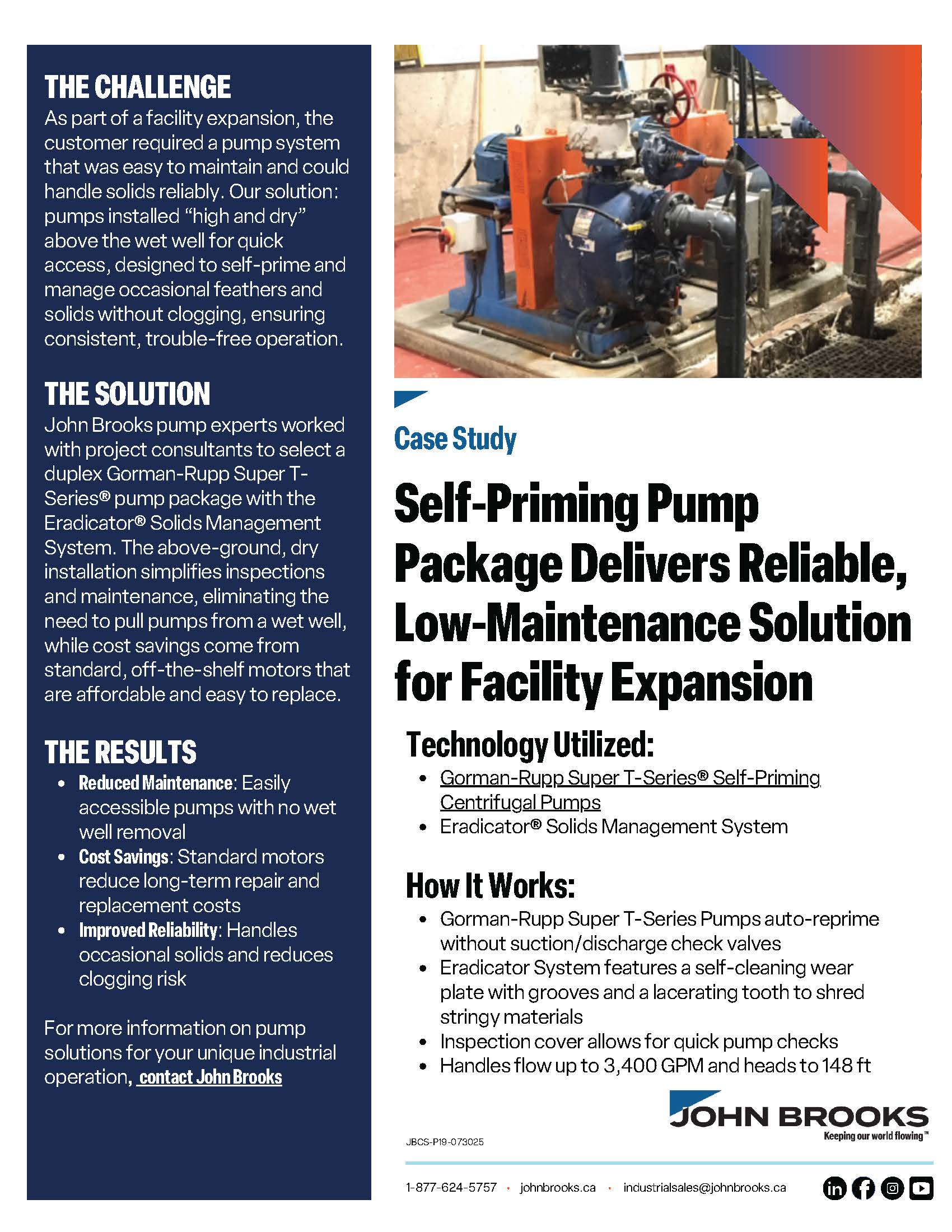 Gorman-Rupp Super T Series and Eradicator System Reduces Service & Maintenance Costs in Waste Pit Pumping 