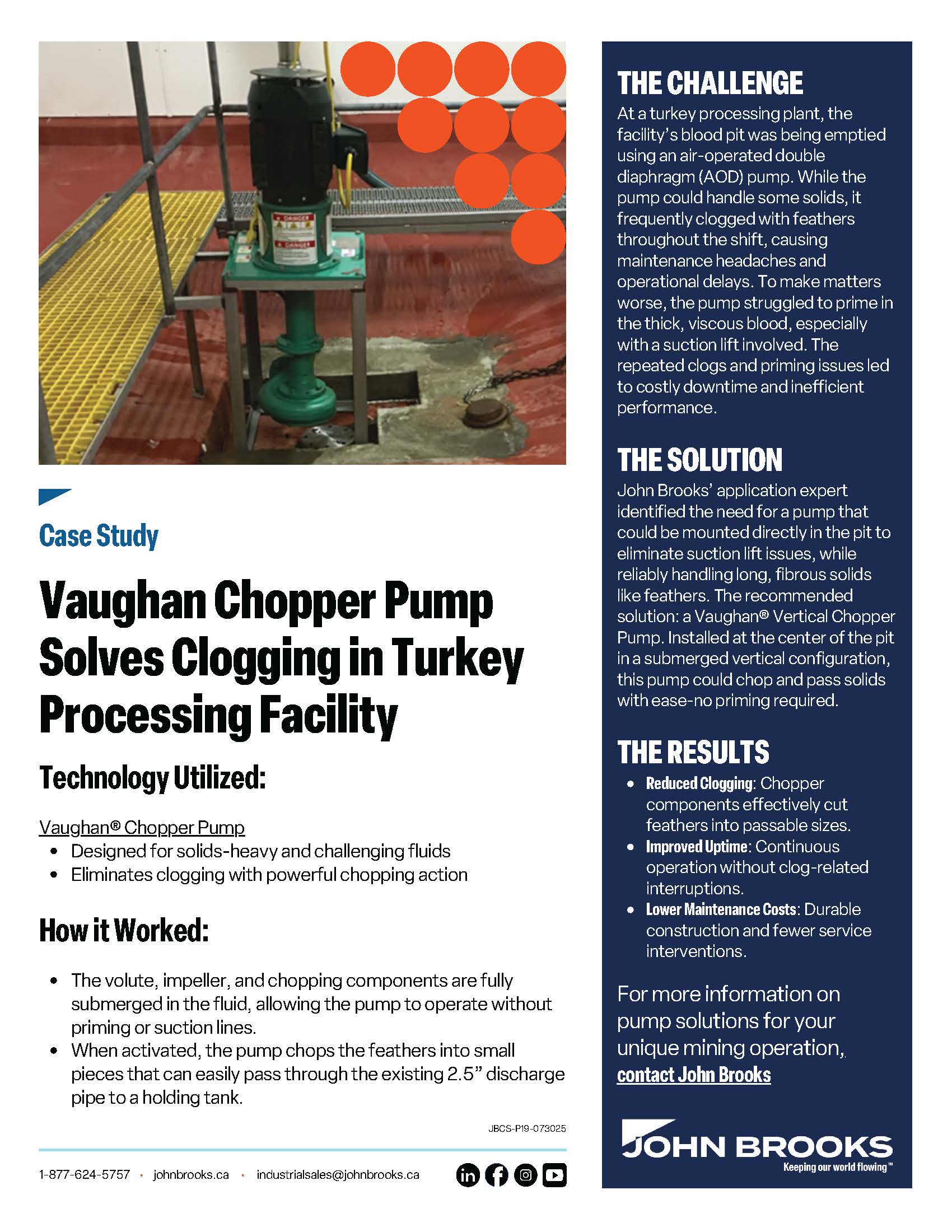 Blood Pit Pumping with a Vaughan Chopper Pump