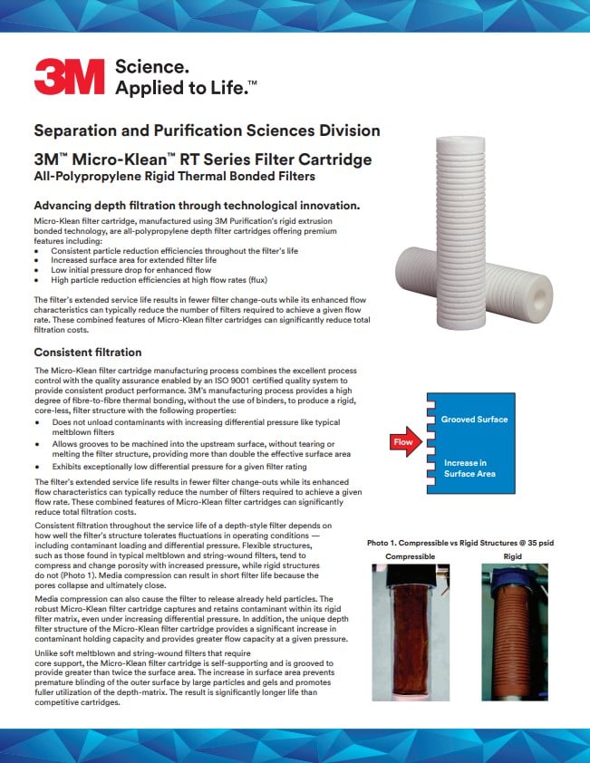 3M Separation and Purification Sciences Division Brochure