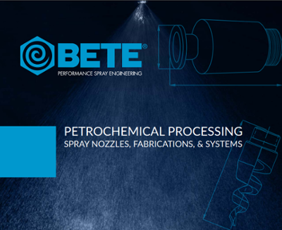 Buses de pulvérisation BETE pour le pétrole et la pétrochimie