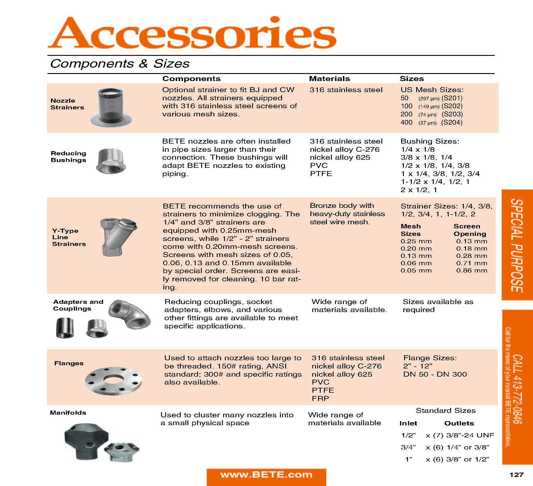 BETE Accessories - Metrics