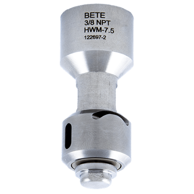 BETE HydroWhirl® Mini (HWM) 316L SS Tank Cleaning Nozzles