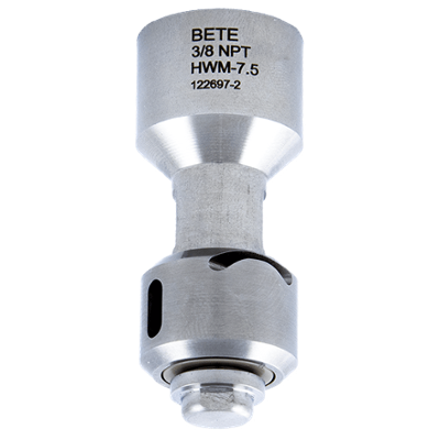 BETE HydroWhirl Mini (HWM) 316L SS Tank Cleaning Nozzles