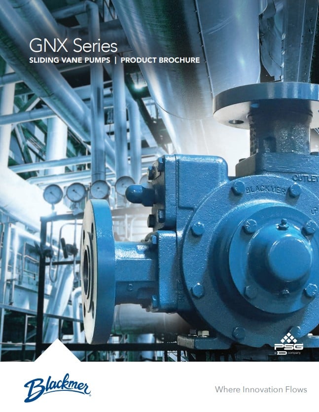 Blackmer GNX Series Sliding Vane Pumps - Brochure