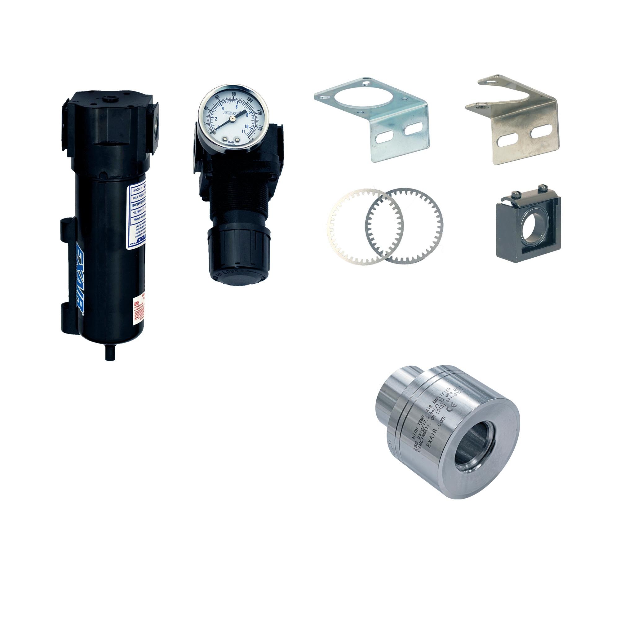 EXAIR Model 121221 1-1/4 Inch St. St. High Temperature Air Amplifier Kit