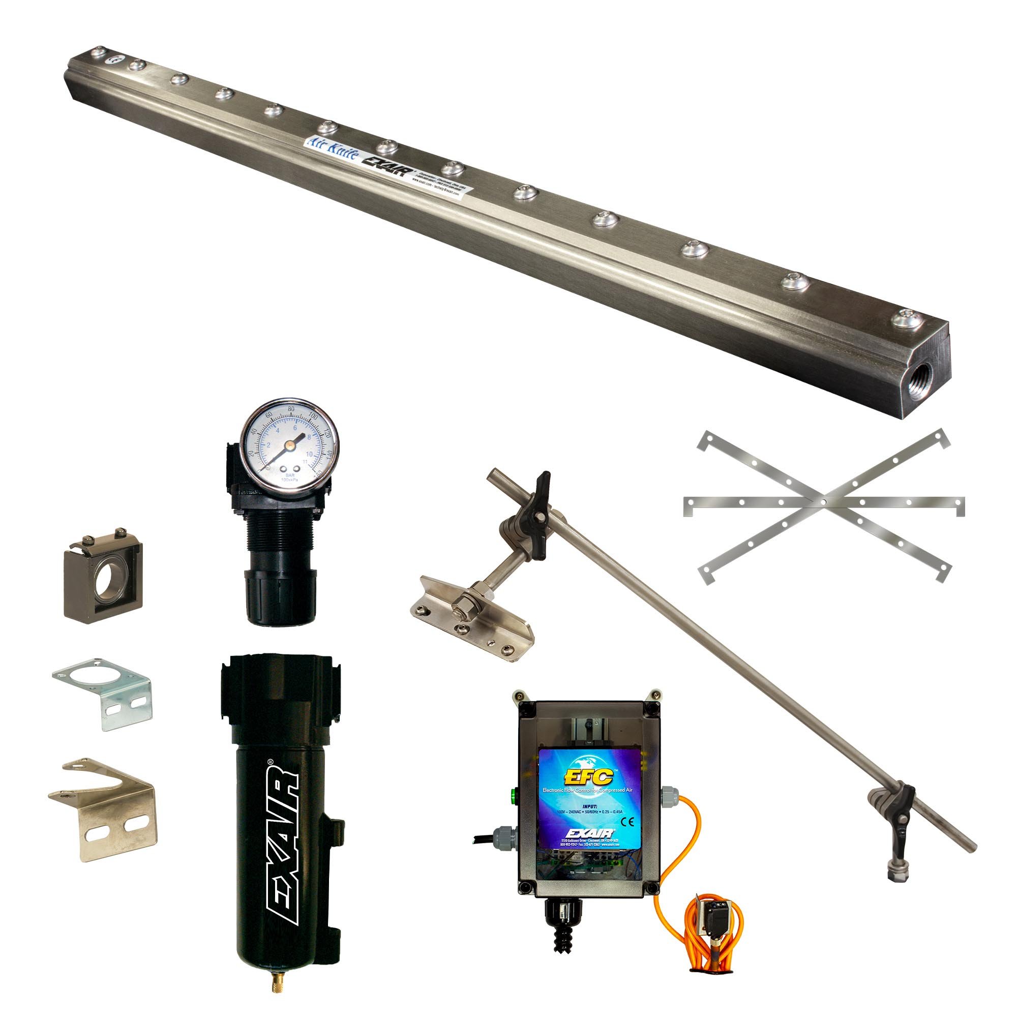 EXAIR Standard Air Knife Deluxe Kit
