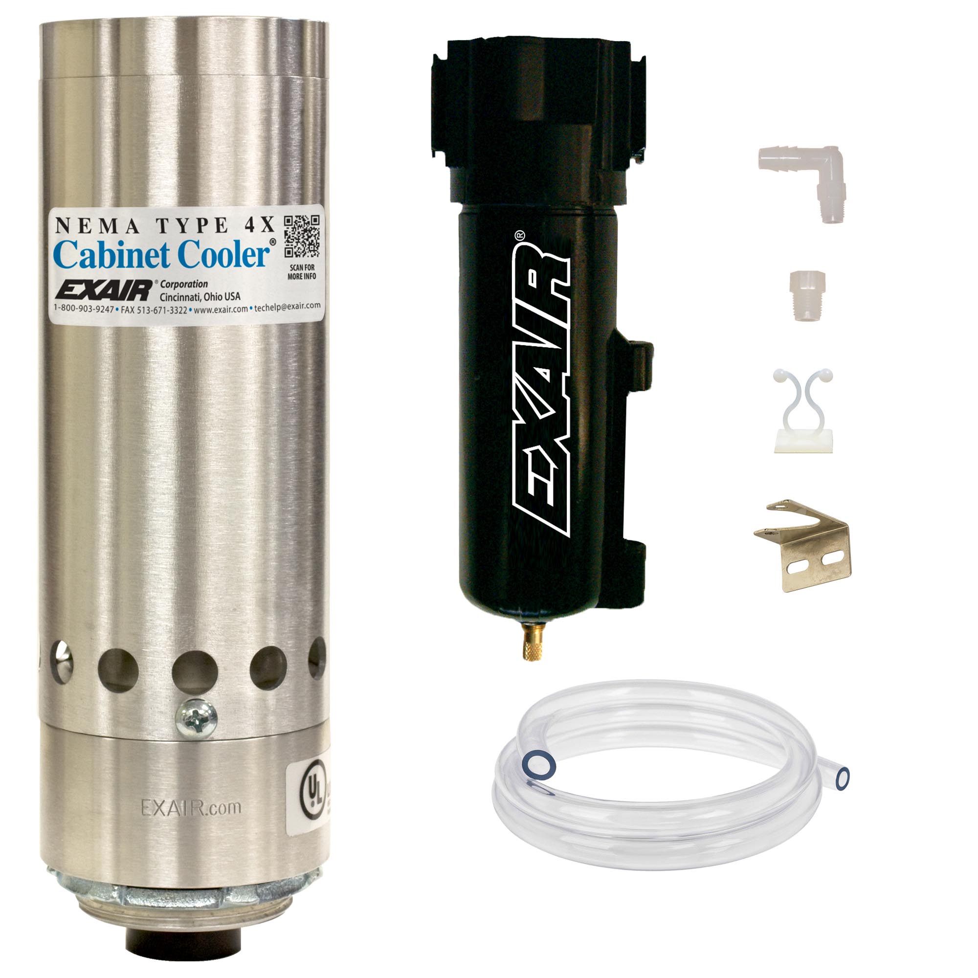EXAIR NEMA 4 Cabinet Cooler® Systems, Continuous Operations (No Filter) 