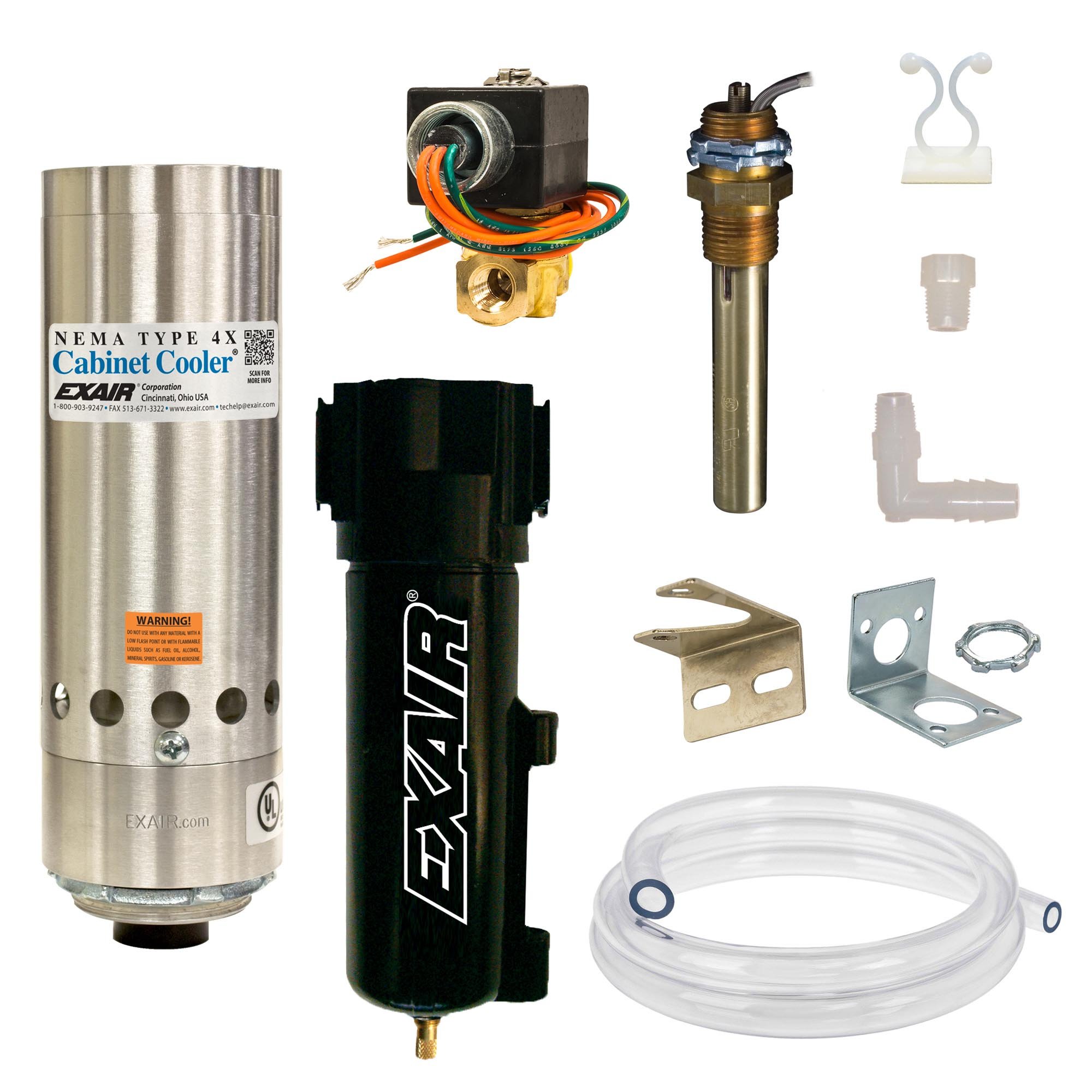 EXAIR NEMA 4X St. St. Cabinet Cooler® Systems w Therm